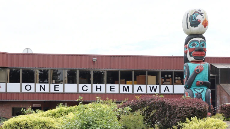 Chemawa Indian School is the oldest continuously running off-reservation Indian boarding school. CREDIT: Rob Manning/OPB