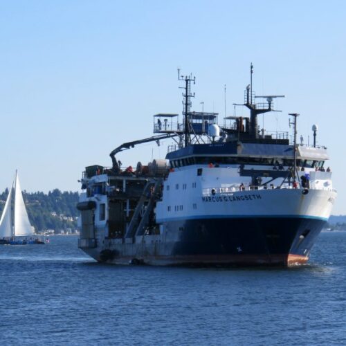 The vessel Marcus Langseth in Washington state.