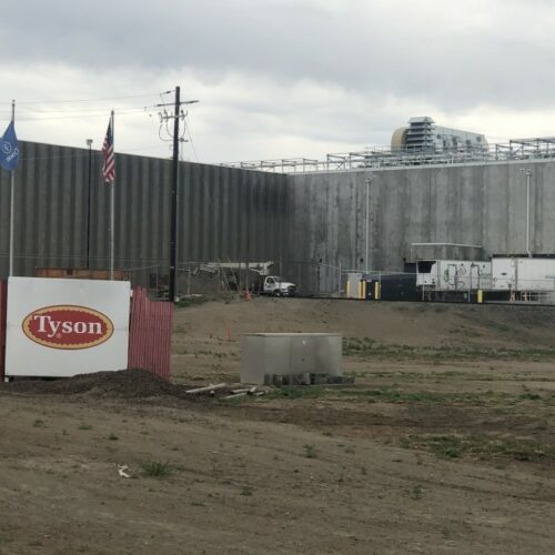 Tyson, the meatpacker, wants to buy the Easterday feedlot and is fighting for it in federal bankruptcy court. While Agri Beef, its competitor, says it’s purchase of the property should stand