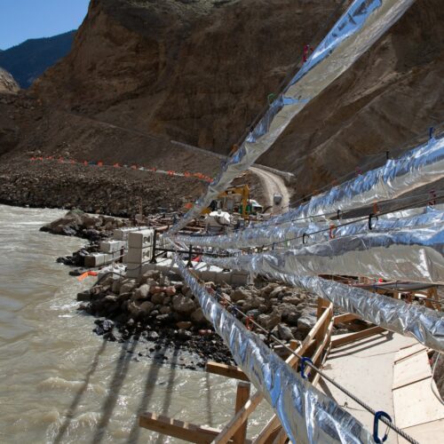 A fish passage technology developed by Whooshh Innovations transported 8,200 salmon around a massive landslide on the Fraser River in a remote part of British Columbia.