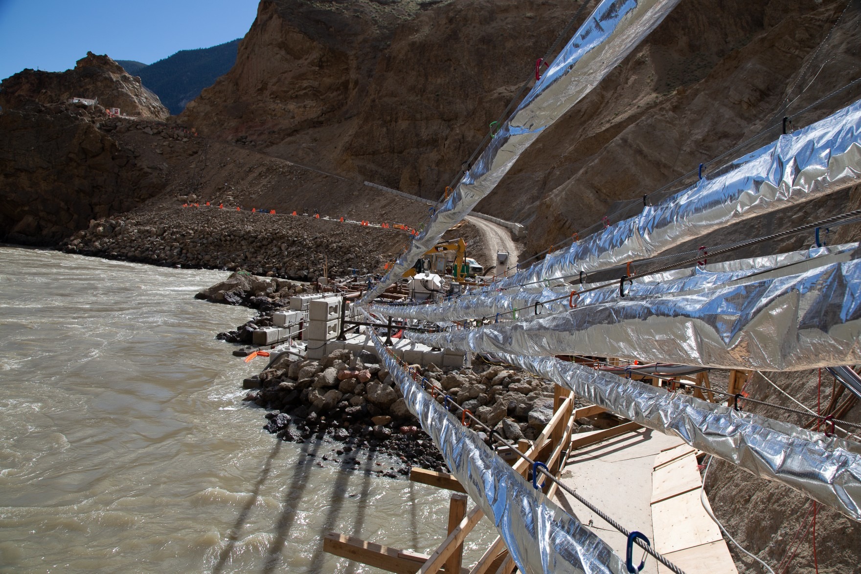 A fish passage technology developed by Whooshh Innovations transported 8,200 salmon around a massive landslide on the Fraser River in a remote part of British Columbia.