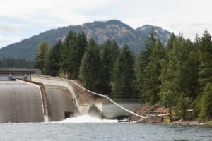 A Whooshh Innovations fish passage system moves fish around Cle Elum dam.