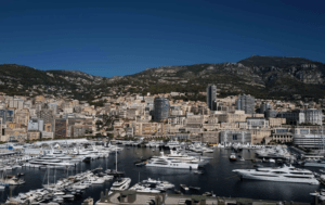 A journalist-led investigation found that a woman had acquired a waterfront property in Monaco after she reportedly had a child with Russian President Vladimir Putin. Here, yachts are seen moored at the Hercules Port in Monaco.