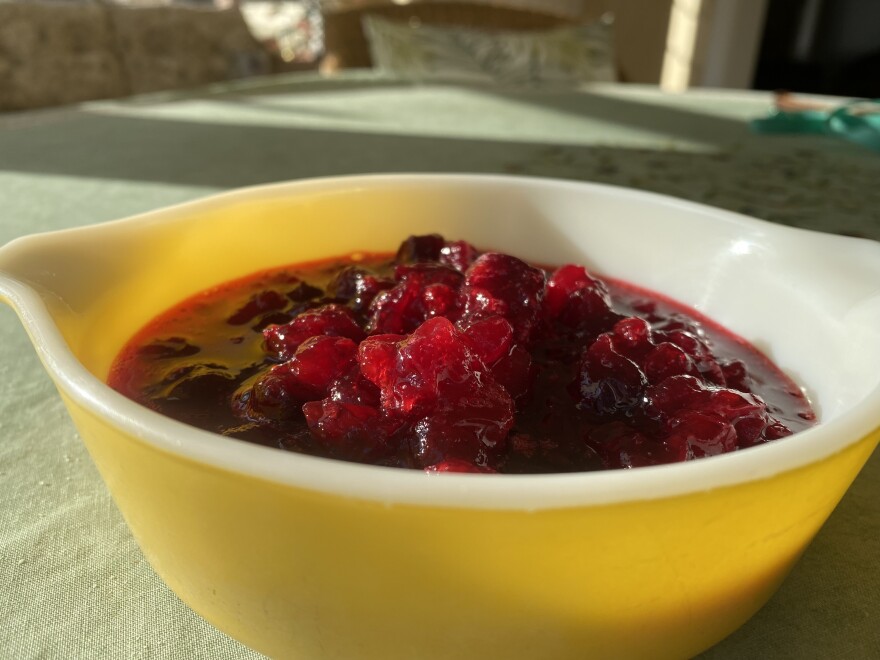 Cranberry sauce, made with fresh Northwest berries, is a holiday favorite.