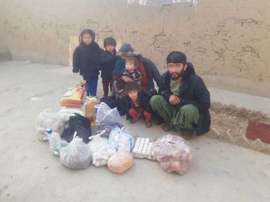 Team 11 member Sam and Family in Afghanistan