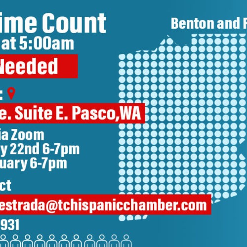 A flyer advertising a point in time count