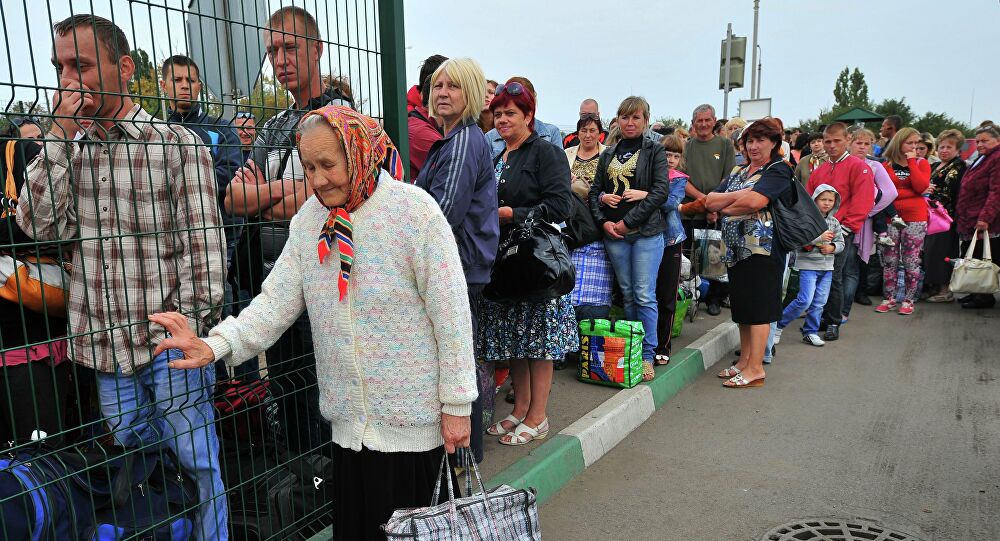 Hundreds of thousands of Ukrainians have fled the country