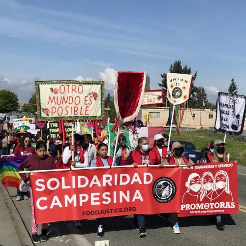 Farmworkers March in Skagit County