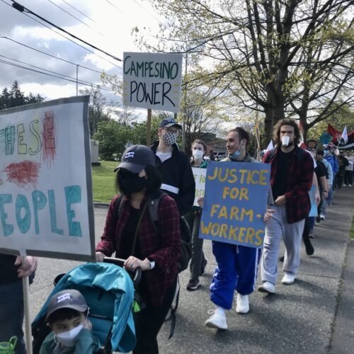 Farmworkers March in Skagit County