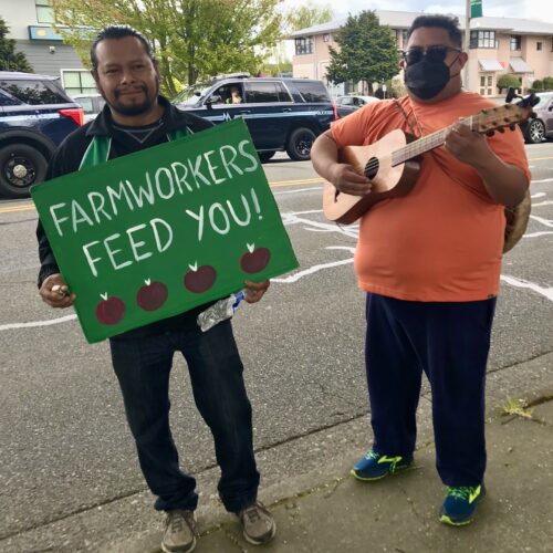 Farmworkers March in Skagit County