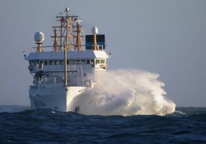 NOAA's Bell M. Shimada, an oceanic research vessel.