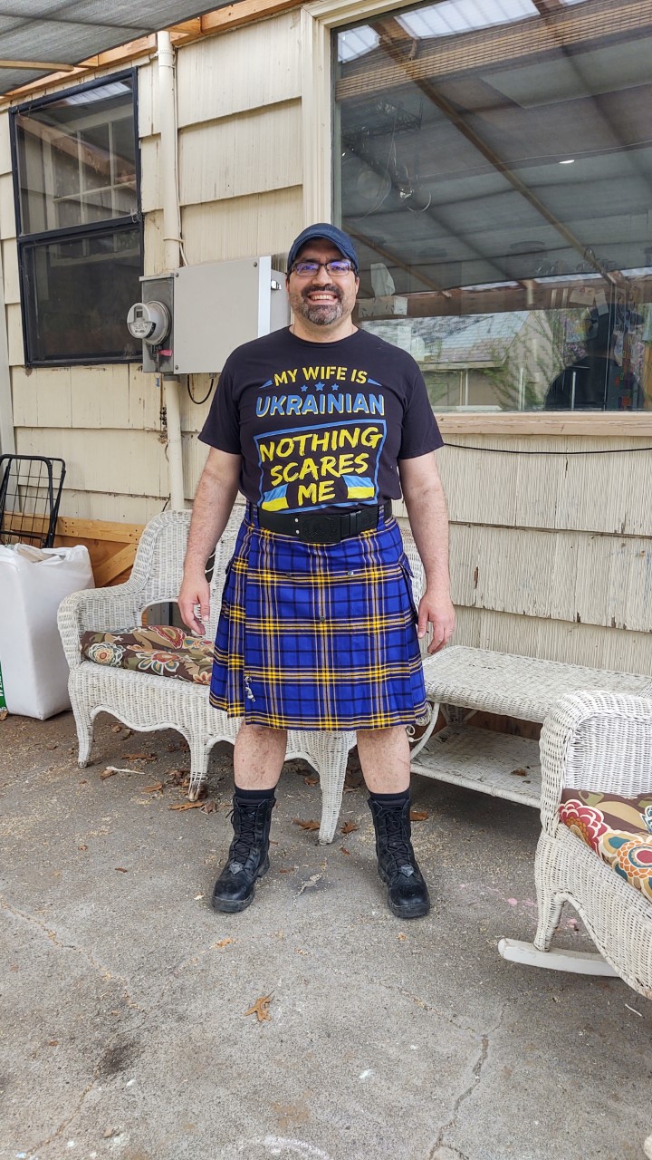 Couple Designs Kilt To Raise Money In