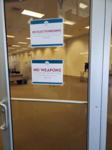 No weapons