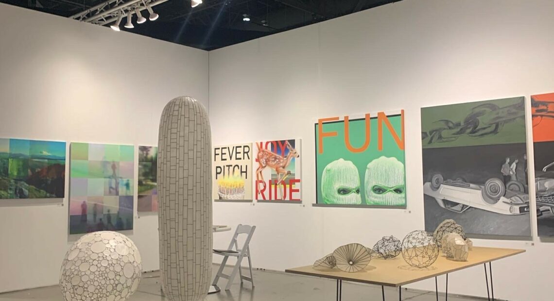 Geheim Gallery, based in Bellingham, Washington, made their first fair appearance at the Seattle Art Fair in July. Photo courtesy of Jackson O'Rourke.