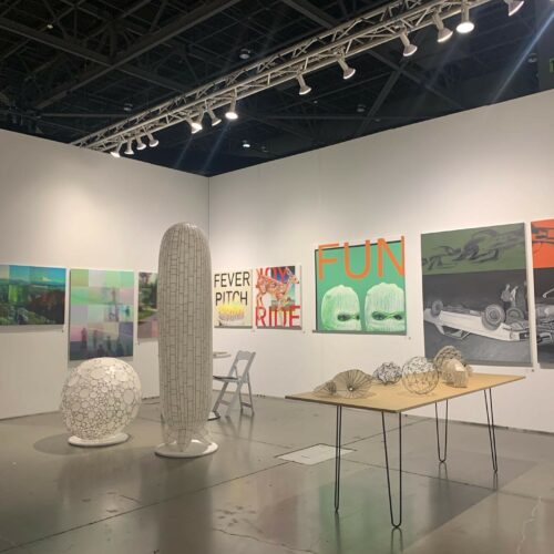 Geheim Gallery, based in Bellingham, Washington, made their first fair appearance at the Seattle Art Fair in July. Photo courtesy of Jackson O'Rourke.