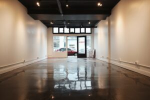 An inside shot of Geheim Gallery's space in Bellingham, Washington. Photo courtesy of Jackson O'Rourke.