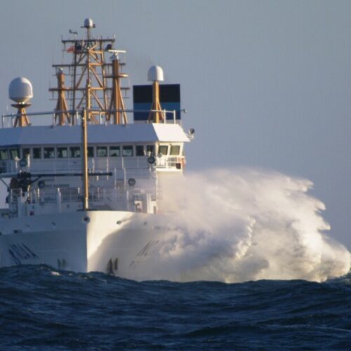 NOAA's Bell M. Shimada, an oceanic research vessel