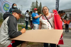 Farmworkers in Olympia, WA