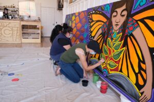 Community Mural at La Casa Hogar in Yakima.