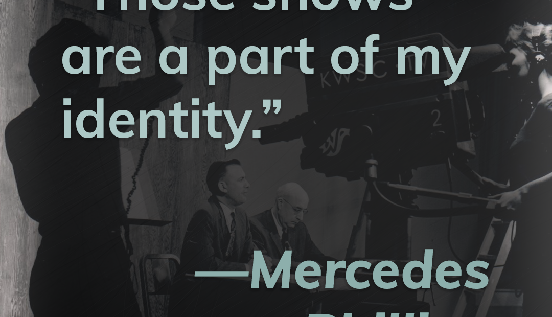 This title cards contains a quote from a viewer, Mercedes Phillips. It reads, "Those shows are a part of my identity."