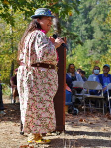 Woman speaking