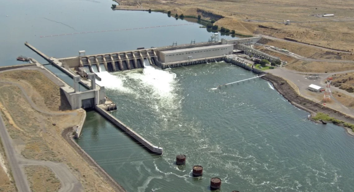 Ice Harbor Dam on the Snake River. Breaching the Snake River dams is one major way to protect salmon, according to a final federal report announced Friday on salmon and steelhead recovery in the Columbia River Basin
