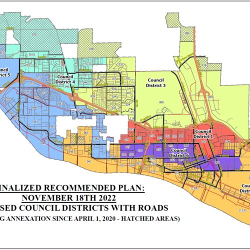 City of Pasco Redistricting Map 2022