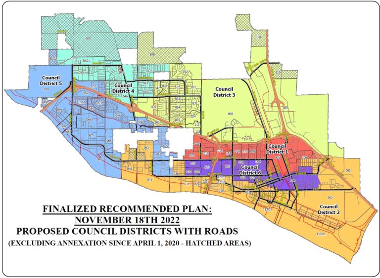 City of Pasco Redistricting Map 2022