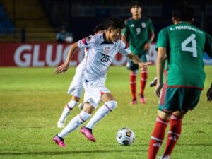 Soccer player Chris Aquino.