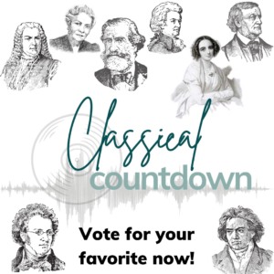 Classical Countdown. Vote for your favorite classical music now