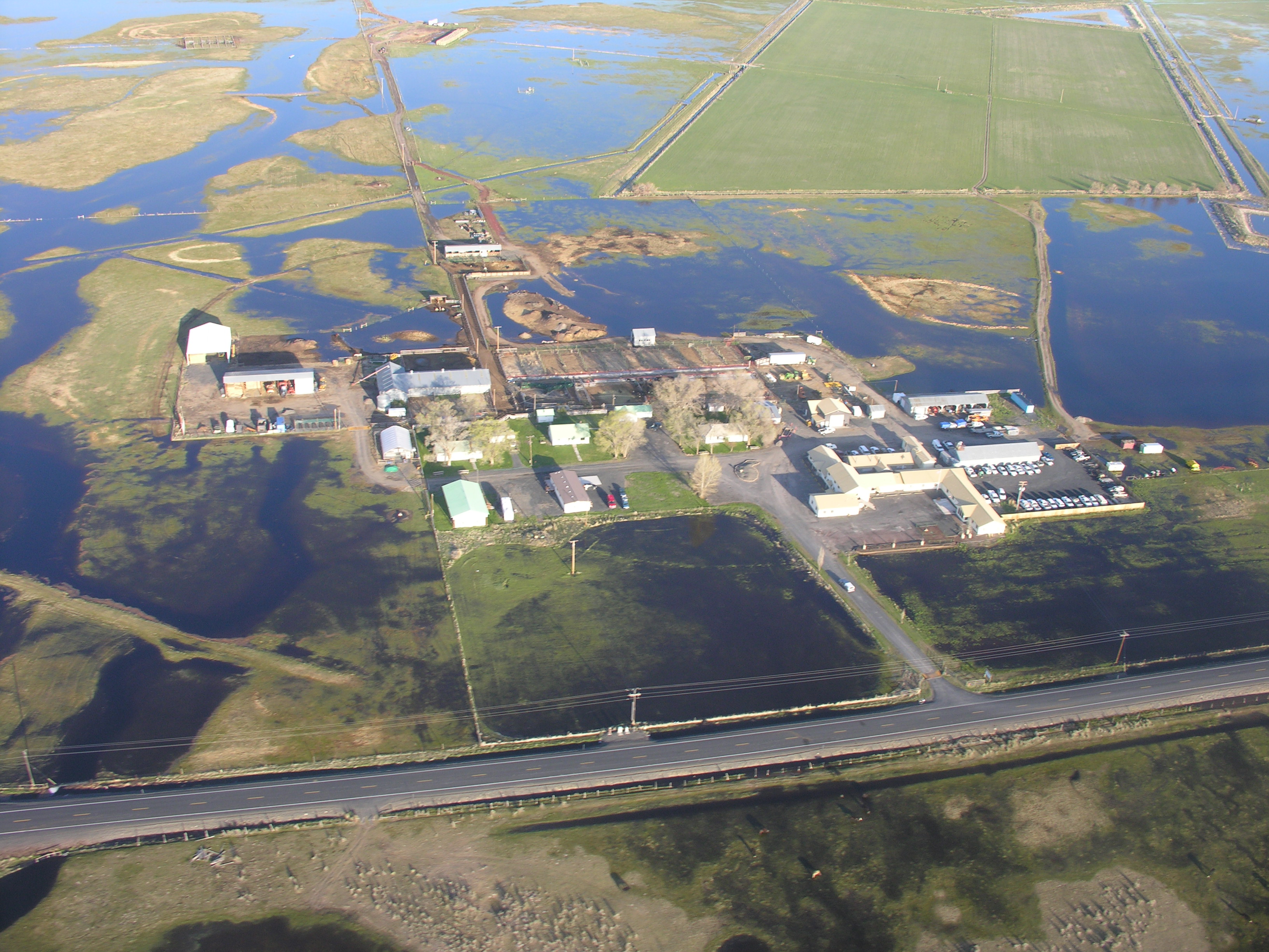 Harney County is seeing significant spring runoff that is flooding hay meadows and causing ranchers to move cattle – but the extra water should result in a good hay production year