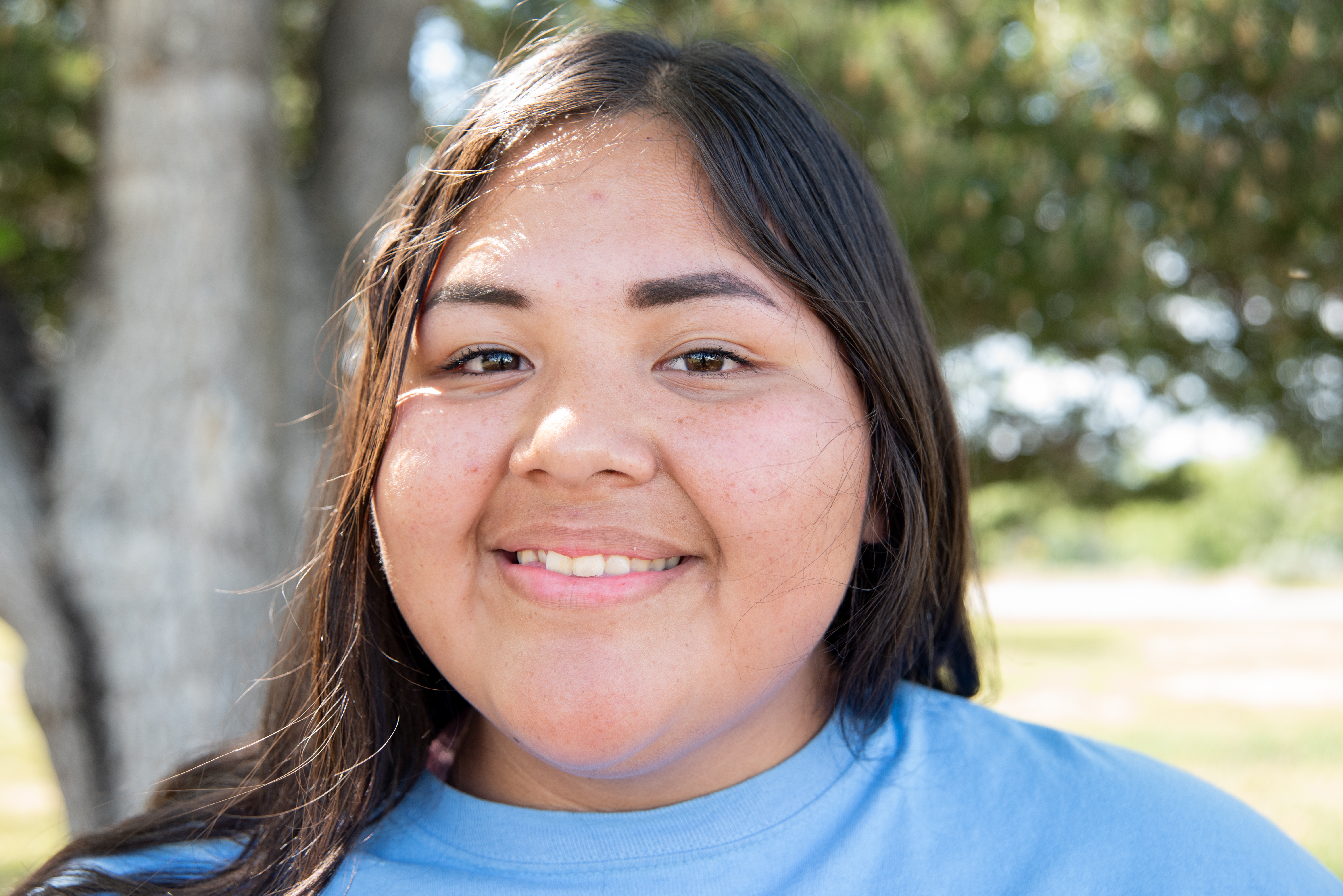 Leilani Redheart, 17, has been to Hanford with adults before. But she says she was happy to return with students her own age to learn about the tank waste at the site and the historically significant B Reactor. 