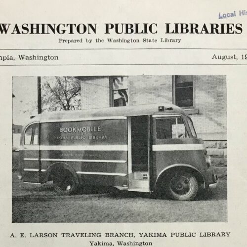 Yakima Valley Libraries bookmobile 1942.