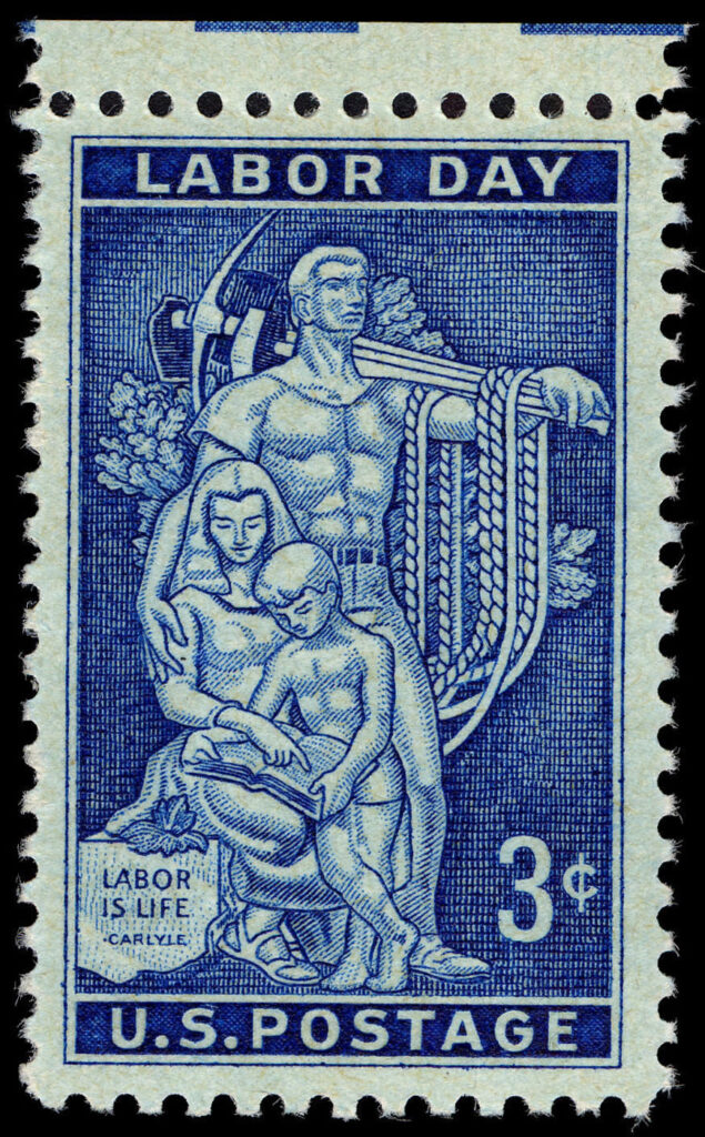 historic stamp blue ink
