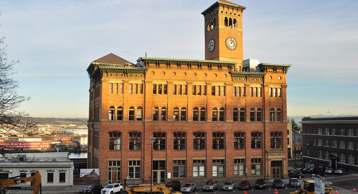 Tacoma' old City Hall building. (Courtesy: Joe Mabel, CC BY-SA 4.0, via Wikimedia Commons)