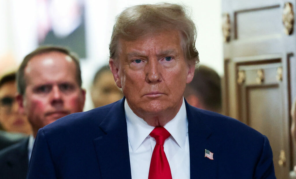 Former U.S. President Donald Trump attends the closing arguments in the Trump Organization civil fraud trial at New York State Supreme Court in the Manhattan borough of New York City, U.S., January 11, 2024. (Courtesy: Shannon Stapleton / REUTERS)