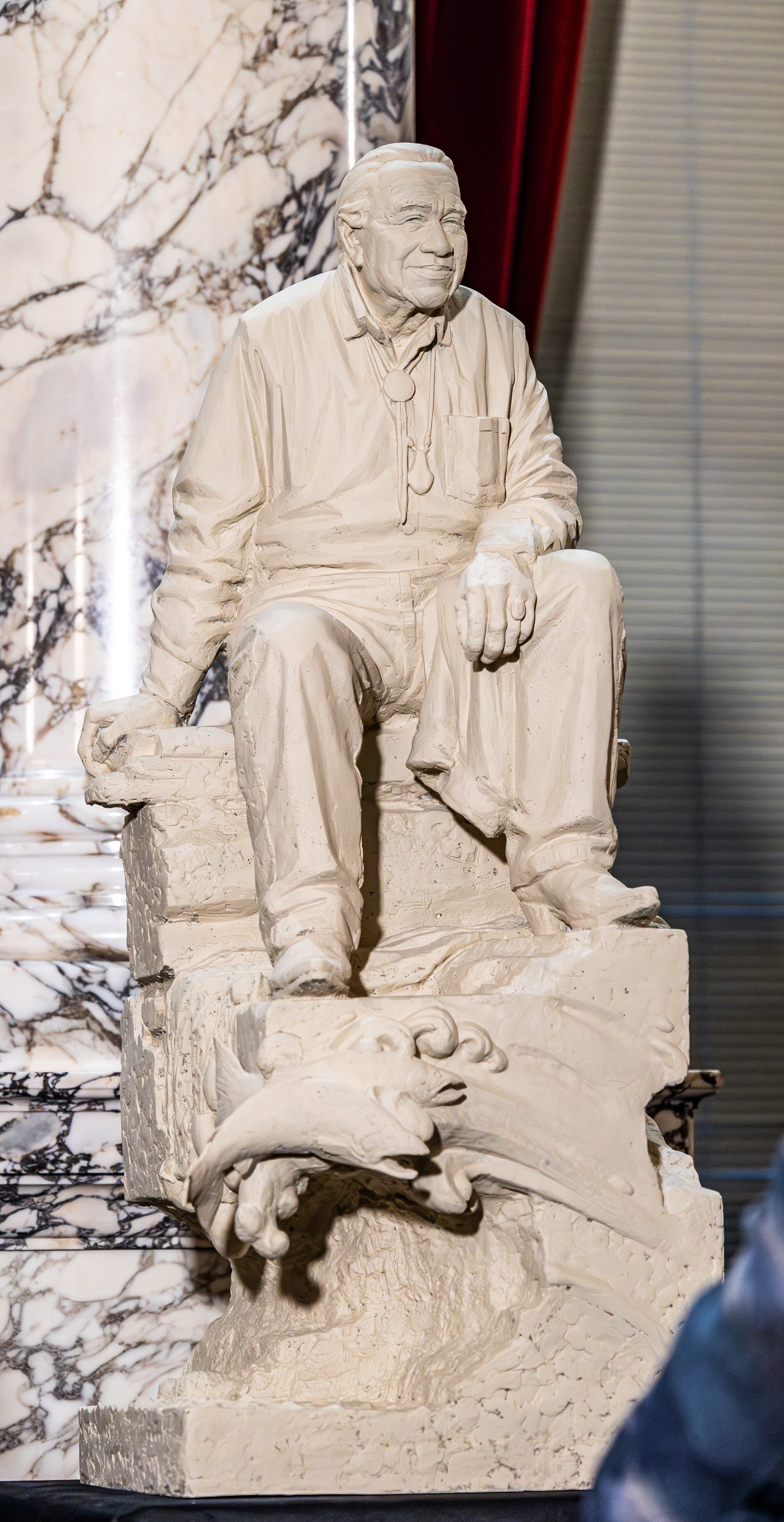 This replica will stay on display in Washington, while the full, 9-foot statue will represent our state in the National Statuary Hall Collection. (COURTESY: WA Leg Photography)