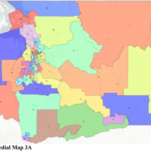 Washington state Redistricting. Legislative District 15th remedial map.