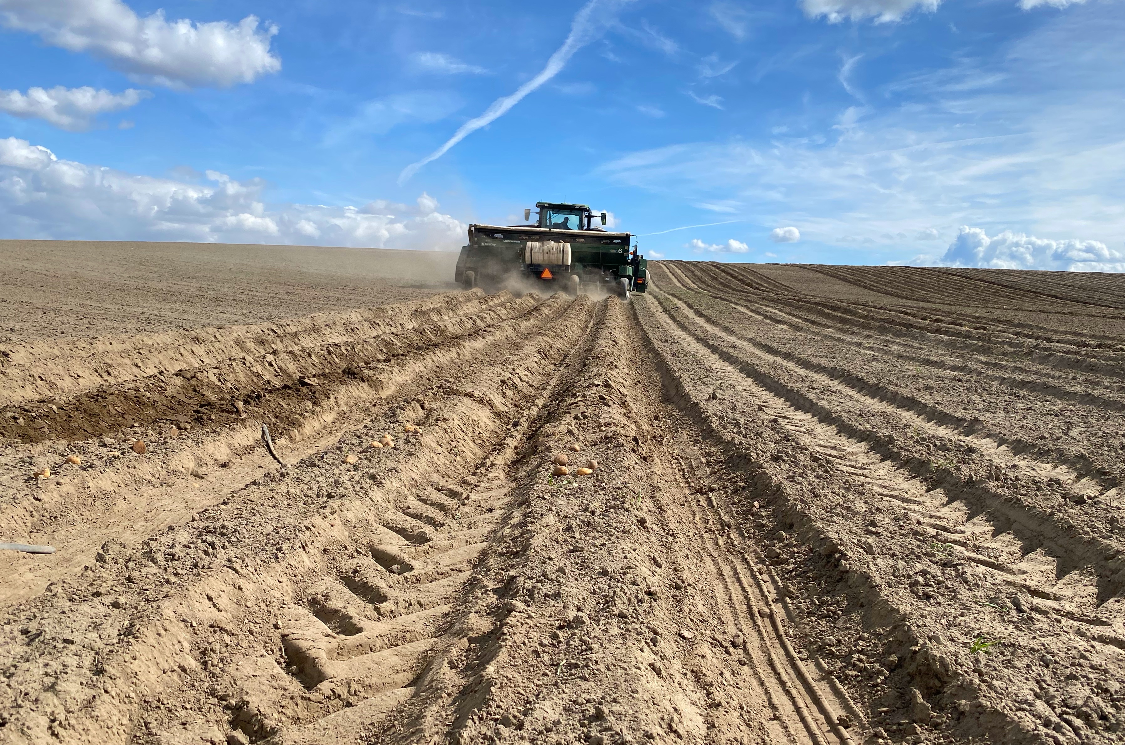 The Tiegs family has so much potato ground to get planted – more than 30,000 acres – they have start early in the season, often one of the first in the Columbia Basin to finish planting by early summer.