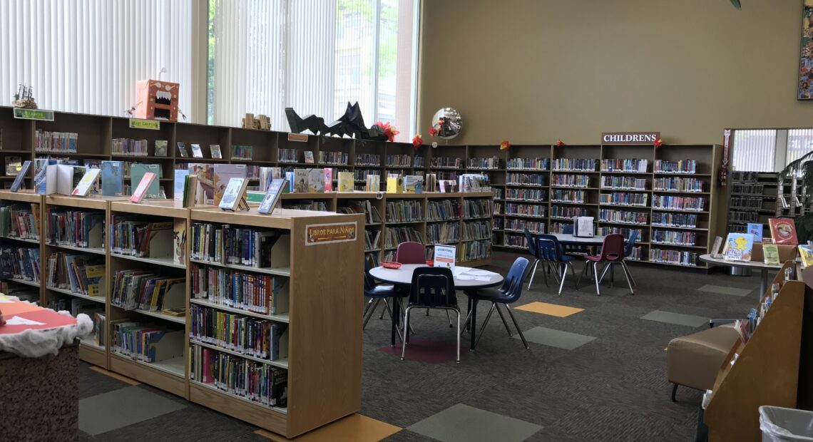 Children's section and Yakima Valley Libraries