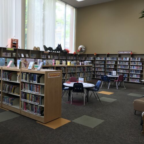 Children's section and Yakima Valley Libraries