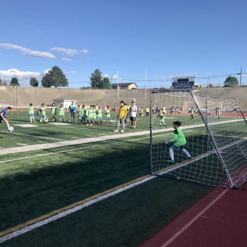 Nine teams participated in the All Stars Soccer Tournament that brought together students from Pasco elementary schools. (Credit: Johanna Bejarano / NWPB)