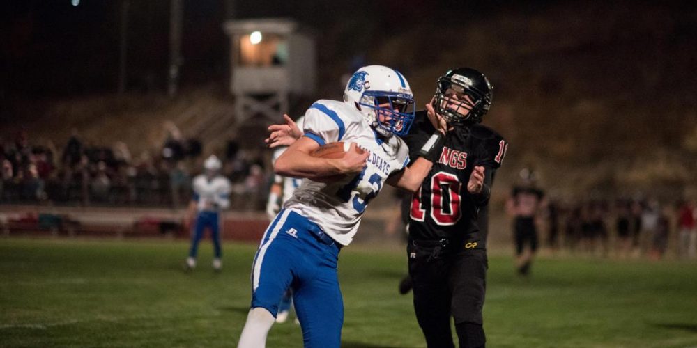 Action from the Colton vs. Garfield-Palouse high school football game on Nov. 1 in Colton. Garfield-Palouse won 52-44 (CREDIT: LUKE HOLLISTER)